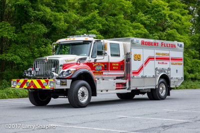 Robert Fulton Fire Company Engine 89 Peach Bottom PA fire truck Rosenbauer America Timber Wolf IHC 7400 fire engine shapirophotography.net #larryshapiro Larry Shapiro photographer